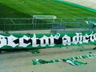 Trapo - Bandeira - Faixa - Telón - Trapo de la Barra: Frente Radical Verdiblanco • Club: Deportivo Cali • País: Colombia