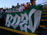 Trapo - Bandeira - Faixa - Telón - Trapo de la Barra: Frente Radical Verdiblanco • Club: Deportivo Cali