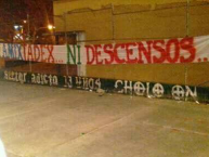 Trapo - Bandeira - Faixa - Telón - Trapo de la Barra: Frente Radical Verdiblanco • Club: Deportivo Cali • País: Colombia