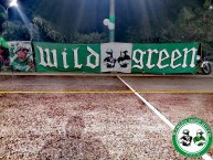 Trapo - Bandeira - Faixa - Telón - Trapo de la Barra: Frente Radical Verdiblanco • Club: Deportivo Cali • País: Colombia