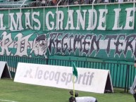 Trapo - Bandeira - Faixa - Telón - Trapo de la Barra: Frente Radical Verdiblanco • Club: Deportivo Cali • País: Colombia