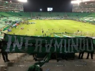 Trapo - Bandeira - Faixa - Telón - Trapo de la Barra: Frente Radical Verdiblanco &bull; Club: Deportivo Cali &bull; País: Colombia