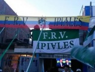 Trapo - Bandeira - Faixa - Telón - Trapo de la Barra: Frente Radical Verdiblanco • Club: Deportivo Cali