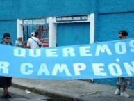 Trapo - Bandeira - Faixa - Telón - "Trapo de los 2000" Trapo de la Barra: Fuerza Azul • Club: Cartaginés • País: Costa Rica