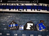 Trapo - Bandeira - Faixa - Telón - Trapo de la Barra: Fuerza Azul • Club: Cartaginés • País: Costa Rica