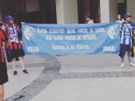 Trapo - Bandeira - Faixa - Telón - Trapo de la Barra: Fuerza Azul • Club: Cartaginés • País: Costa Rica