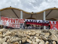 Trapo - Bandeira - Faixa - Telón - Trapo de la Barra: Furia Roja • Club: Técnico Universitario