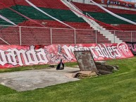 Trapo - Bandeira - Faixa - Telón - Trapo de la Barra: Furia Roja • Club: Técnico Universitario