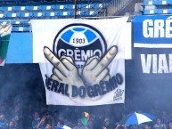 Trapo - Bandeira - Faixa - Telón - Trapo de la Barra: Geral do Grêmio • Club: Grêmio • País: Brasil