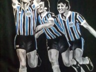 Trapo - Bandeira - Faixa - Telón - "Baltazar de Deus, 1981, Campeão Brasileiro" Trapo de la Barra: Geral do Grêmio • Club: Grêmio • País: Brasil