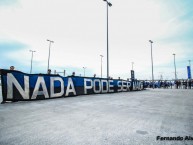 Trapo - Bandeira - Faixa - Telón - "NADA PODE SER MAIOR" Trapo de la Barra: Geral do Grêmio • Club: Grêmio • País: Brasil