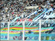 Trapo - Bandeira - Faixa - Telón - "Trapo de la Guarda Popular y integrantes junto con las Hinchadas Unidas Argentina" Trapo de la Barra: Guarda Popular • Club: Internacional • País: Brasil