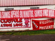 Trapo - Bandeira - Faixa - Telón - "Hermanos Rojos" Trapo de la Barra: Guarda Popular • Club: Internacional