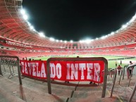 Trapo - Bandeira - Faixa - Telón - "Salve toda chinelagem do Inter" Trapo de la Barra: Guarda Popular • Club: Internacional