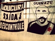 Trapo - Bandeira - Faixa - Telón - Trapo de la Barra: Guerreiros do Almirante • Club: Vasco da Gama • País: Brasil