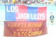 Trapo - Bandeira - Faixa - Telón - Trapo de la Barra: Guerreros Chaimas • Club: Monagas