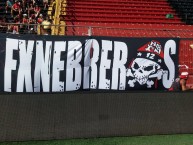 Trapo - Bandeira - Faixa - Telón - "FXNEBREROS" Trapo de la Barra: La 12 • Club: Alajuelense