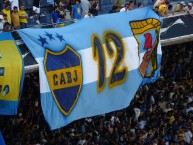 Trapo - Bandeira - Faixa - Telón - Trapo de la Barra: La 12 • Club: Boca Juniors • País: Argentina