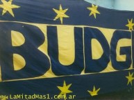 Trapo - Bandeira - Faixa - Telón - "Budge" Trapo de la Barra: La 12 • Club: Boca Juniors