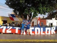 Trapo - Bandeira - Faixa - Telón - Trapo de la Barra: La 12 Tricolor • Club: C.A. Mannucci • País: Peru