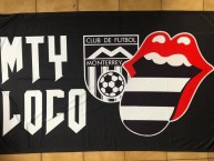 Trapo - Bandeira - Faixa - Telón - Trapo de la Barra: La Adicción • Club: Monterrey