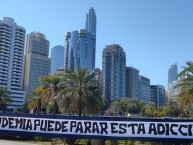 Trapo - Bandeira - Faixa - Telón - Trapo de la Barra: La Adicción • Club: Monterrey • País: México