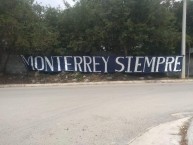 Trapo - Bandeira - Faixa - Telón - Trapo de la Barra: La Adicción • Club: Monterrey