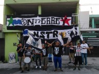 Trapo - Bandeira - Faixa - Telón - Trapo de la Barra: La Adicción • Club: Monterrey • País: México