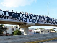 Trapo - Bandeira - Faixa - Telón - Trapo de la Barra: La Adicción • Club: Monterrey • País: México