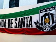 Trapo - Bandeira - Faixa - Telón - Trapo de la Barra: La Adicción • Club: Monterrey