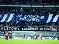 Trapo - Bandeira - Faixa - Telón - "'La adicción siempre presente' trapo en partidos de visita fuera del país" Trapo de la Barra: La Adicción • Club: Monterrey • País: México