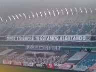 Trapo - Bandeira - Faixa - Telón - "Trapos en el estadio BBVA después de completar el triplete de torneos" Trapo de la Barra: La Adicción • Club: Monterrey