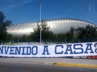 Trapo - Bandeira - Faixa - Telón - "El regreso de uno de los máximos ídolos goleadores del club" Trapo de la Barra: La Adicción • Club: Monterrey • País: México