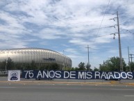 Trapo - Bandeira - Faixa - Telón - Trapo de la Barra: La Adicción • Club: Monterrey • País: México