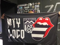 Trapo - Bandeira - Faixa - Telón - Trapo de la Barra: La Adicción • Club: Monterrey