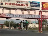 Trapo - Bandeira - Faixa - Telón - Trapo de la Barra: La Adicción • Club: Monterrey