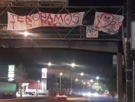 Trapo - Bandeira - Faixa - Telón - Trapo de la Barra: La Adicción • Club: Monterrey