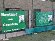 Trapo - Bandeira - Faixa - Telón - Trapo de la Barra: La Banda 100% Caballito • Club: Ferro Carril Oeste