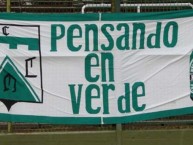 Trapo - Bandeira - Faixa - Telón - Trapo de la Barra: La Banda 100% Caballito • Club: Ferro Carril Oeste