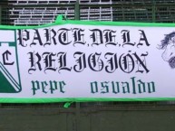 Trapo - Bandeira - Faixa - Telón - Trapo de la Barra: La Banda 100% Caballito • Club: Ferro Carril Oeste