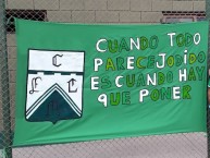 Trapo - Bandeira - Faixa - Telón - Trapo de la Barra: La Banda 100% Caballito • Club: Ferro Carril Oeste • País: Argentina