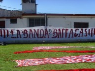 Trapo - Bandeira - Faixa - Telón - Trapo de la Barra: La Banda de Barracas • Club: Barracas Central • País: Argentina