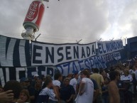 Trapo - Bandeira - Faixa - Telón - Trapo de la Barra: La Banda de Fierro 22 • Club: Gimnasia y Esgrima