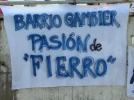 Trapo - Bandeira - Faixa - Telón - Trapo de la Barra: La Banda de Fierro 22 • Club: Gimnasia y Esgrima • País: Argentina