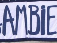 Trapo - Bandeira - Faixa - Telón - Trapo de la Barra: La Banda de Fierro 22 • Club: Gimnasia y Esgrima • País: Argentina