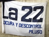 Trapo - Bandeira - Faixa - Telón - Trapo de la Barra: La Banda de Fierro 22 • Club: Gimnasia y Esgrima