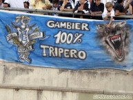 Trapo - Bandeira - Faixa - Telón - Trapo de la Barra: La Banda de Fierro 22 • Club: Gimnasia y Esgrima