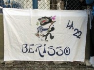 Trapo - Bandeira - Faixa - Telón - Trapo de la Barra: La Banda de Fierro 22 • Club: Gimnasia y Esgrima