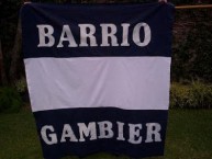 Trapo - Bandeira - Faixa - Telón - Trapo de la Barra: La Banda de Fierro 22 • Club: Gimnasia y Esgrima