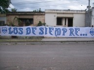 Trapo - Bandeira - Faixa - Telón - Trapo de la Barra: La Banda de la Flaca • Club: Gimnasia y Esgrima Jujuy • País: Argentina